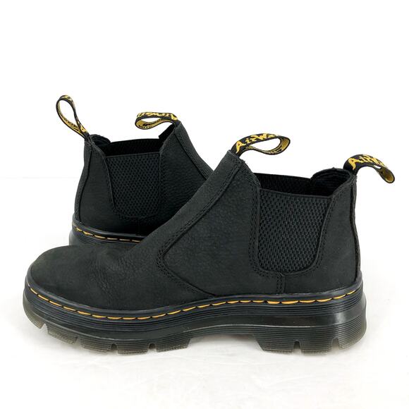 Dr. Martens Womens Work Hardie II Chelsea Boots US 6 M EU 37 Black Leather NIB - Picture 7 of 12